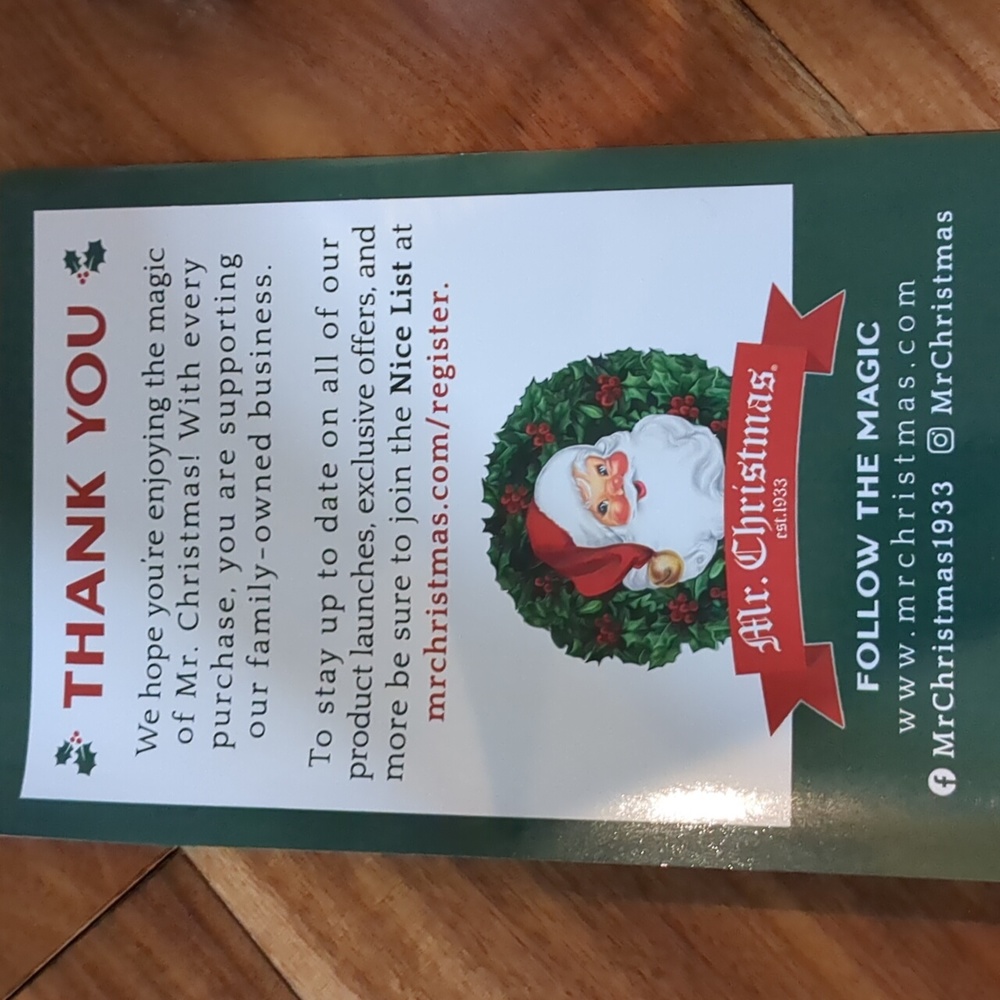 Mr. Christmas Est. 1933 Climber Santa Tabletop Decor New in Box 🎅 - Picture 2 of 9